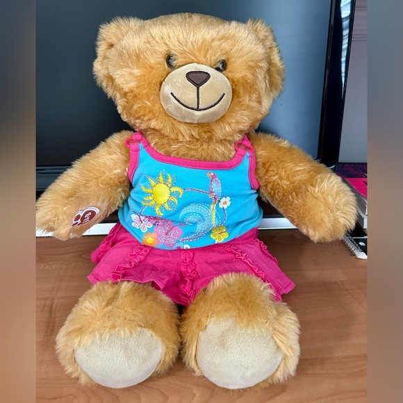 Build a Bear for books Read Teddy 2022 super soft with BAB 2 piece skirt outfit - Picture 1 of 6